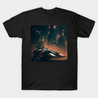 Cyberpunk Fighter Jets T-Shirt